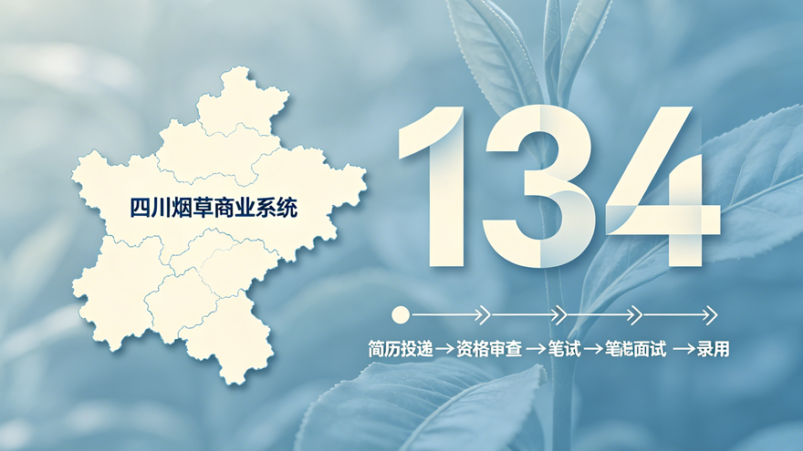 四川烟草商业系统招聘134名工作人员