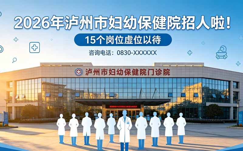 15人！2026年泸州市妇幼保健院招人啦！