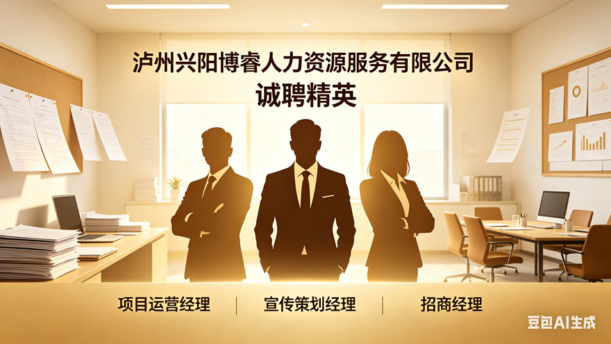 泸州兴阳博睿人力资源服务有限公司面向社会公开招聘