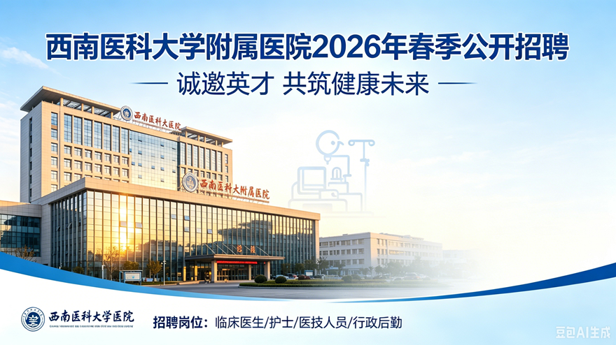 2026年春季西南医科大学附属医院面向社会公开招聘